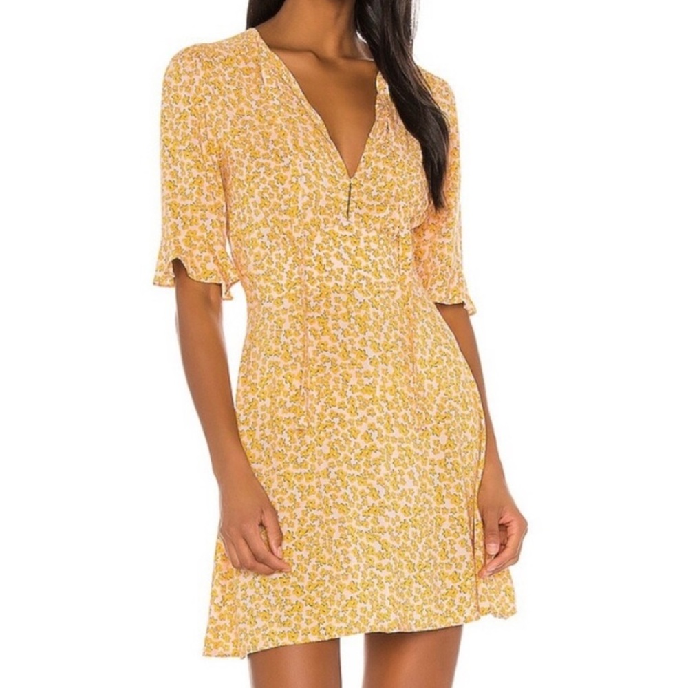 Auguste Dean Mimi Mini Dress Yellow